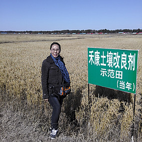 鹽堿地種植水稻當年取得成功—2014年吉林省鎮(zhèn)賚縣電視臺新聞報道(圖3)